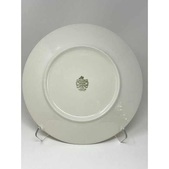 Pagnossin Ironstone Treviso Italy Spa Yellow Blue Charger Chop Plate 12” - Picture 5 of 6